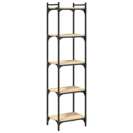 vidaXL Bücherregal 5 Böden Sonoma-Eiche 40x30x154 cm Holzwerkstoff
