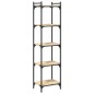 vidaXL Bücherregal 5 Böden Sonoma-Eiche 40x30x154 cm Holzwerkstoff vidaXL Bücherregal 5 Böden Sonoma-Eiche 40x30x154 cm Holzwerkstoff