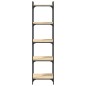vidaXL Bücherregal 5 Böden Sonoma-Eiche 40x30x154 cm Holzwerkstoff vidaXL Bücherregal 5 Böden Sonoma-Eiche 40x30x154 cm Holzwerkstoff