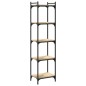 vidaXL Bücherregal 5 Böden Sonoma-Eiche 40x30x154 cm Holzwerkstoff vidaXL Bücherregal 5 Böden Sonoma-Eiche 40x30x154 cm Holzwerkstoff
