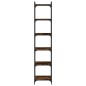 vidaXL Bücherregal 6 Böden Räuchereiche 40x30x188 cm Holzwerkstoff vidaXL Bücherregal 6 Böden Räuchereiche 40x30x188 cm Holzwerkstoff