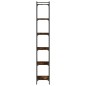 vidaXL Bücherregal 6 Böden Räuchereiche 40x30x188 cm Holzwerkstoff vidaXL Bücherregal 6 Böden Räuchereiche 40x30x188 cm Holzwerkstoff
