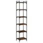 vidaXL Bücherregal 6 Böden Räuchereiche 40x30x188 cm Holzwerkstoff vidaXL Bücherregal 6 Böden Räuchereiche 40x30x188 cm Holzwerkstoff