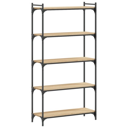 vidaXL Bücherregal 5 Böden Sonoma-Eiche 80x30x154 cm Holzwerkstoff