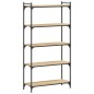 vidaXL Bücherregal 5 Böden Sonoma-Eiche 80x30x154 cm Holzwerkstoff vidaXL Bücherregal 5 Böden Sonoma-Eiche 80x30x154 cm Holzwerkstoff