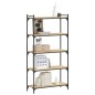 vidaXL Bücherregal 5 Böden Sonoma-Eiche 80x30x154 cm Holzwerkstoff vidaXL Bücherregal 5 Böden Sonoma-Eiche 80x30x154 cm Holzwerkstoff