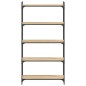 vidaXL Bücherregal 5 Böden Sonoma-Eiche 80x30x154 cm Holzwerkstoff vidaXL Bücherregal 5 Böden Sonoma-Eiche 80x30x154 cm Holzwerkstoff