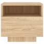 vidaXL Nachttische mit LED-Leuchten 2 Stk. Sonoma Eiche 40x39x37 cm vidaXL Nachttische mit LED-Leuchten 2 Stk. Sonoma Eiche 40x39x37 cm