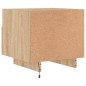 vidaXL Nachttische mit LED-Leuchten 2 Stk. Sonoma Eiche 40x39x37 cm vidaXL Nachttische mit LED-Leuchten 2 Stk. Sonoma Eiche 40x39x37 cm