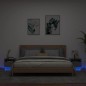 vidaXL Nachttische mit LED-Leuchten 2 Stk. Schwarz 40x39x37 cm vidaXL Nachttische mit LED-Leuchten 2 Stk. Schwarz 40x39x37 cm