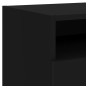 vidaXL Nachttische mit LED-Leuchten 2 Stk. Schwarz 40x39x37 cm vidaXL Nachttische mit LED-Leuchten 2 Stk. Schwarz 40x39x37 cm