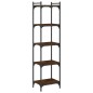 vidaXL Bücherregal 5 Böden Braun Eiche-Optik 40x30x154cm Holzwerkstoff vidaXL Bücherregal 5 Böden Braun Eiche-Optik 40x30x154cm Holzwerkstoff