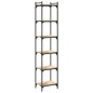 vidaXL Bücherregal 6 Böden Sonoma-Eiche 40x30x188 cm Holzwerkstoff vidaXL Bücherregal 6 Böden Sonoma-Eiche 40x30x188 cm Holzwerkstoff