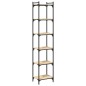 vidaXL Bücherregal 6 Böden Sonoma-Eiche 40x30x188 cm Holzwerkstoff vidaXL Bücherregal 6 Böden Sonoma-Eiche 40x30x188 cm Holzwerkstoff