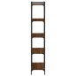 vidaXL Bücherregal 5 Böden Braun Eiche-Optik 80x30x154cm Holzwerkstoff vidaXL Bücherregal 5 Böden Braun Eiche-Optik 80x30x154cm Holzwerkstoff