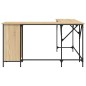 vidaXL Schreibtisch Sonoma-Eiche 141x141x75 cm Holzwerkstoff vidaXL Schreibtisch Sonoma-Eiche 141x141x75 cm Holzwerkstoff