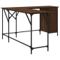 vidaXL Schreibtisch Braun Eichen-Optik 141x141x75 cm Holzwerkstoff vidaXL Schreibtisch Braun Eichen-Optik 141x141x75 cm Holzwerkstoff
