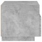 vidaXL Nachttisch mit LED-Leuchten Betongrau 40x39x37 cm vidaXL Nachttisch mit LED-Leuchten Betongrau 40x39x37 cm