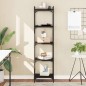 vidaXL Bücherregal 5 Böden Schwarz 40x30x154 cm Holzwerkstoff vidaXL Bücherregal 5 Böden Schwarz 40x30x154 cm Holzwerkstoff