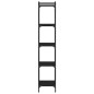 vidaXL Bücherregal 5 Böden Schwarz 40x30x154 cm Holzwerkstoff vidaXL Bücherregal 5 Böden Schwarz 40x30x154 cm Holzwerkstoff
