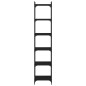 vidaXL Bücherregal 6 Böden Schwarz 40x30x188 cm Holzwerkstoff vidaXL Bücherregal 6 Böden Schwarz 40x30x188 cm Holzwerkstoff