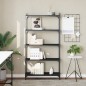 vidaXL Bücherregal 5 Böden Schwarz 80x30x154 cm Holzwerkstoff vidaXL Bücherregal 5 Böden Schwarz 80x30x154 cm Holzwerkstoff