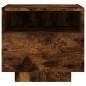 vidaXL Nachttische mit LED-Leuchten 2 Stk. Räuchereiche 40x39x37 cm vidaXL Nachttische mit LED-Leuchten 2 Stk. Räuchereiche 40x39x37 cm