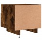 vidaXL Nachttische mit LED-Leuchten 2 Stk. Räuchereiche 40x39x37 cm vidaXL Nachttische mit LED-Leuchten 2 Stk. Räuchereiche 40x39x37 cm