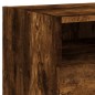 vidaXL Nachttische mit LED-Leuchten 2 Stk. Räuchereiche 40x39x37 cm vidaXL Nachttische mit LED-Leuchten 2 Stk. Räuchereiche 40x39x37 cm