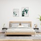 vidaXL Nachttische mit LED-Leuchten 2 Stk. Betongrau 40x39x37 cm vidaXL Nachttische mit LED-Leuchten 2 Stk. Betongrau 40x39x37 cm