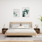 vidaXL Nachttische mit LED-Leuchten 2 Stk. Braun Eiche 40x39x37 cm vidaXL Nachttische mit LED-Leuchten 2 Stk. Braun Eiche 40x39x37 cm