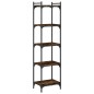 vidaXL Bücherregal 5 Böden Räuchereiche 40x30x154 cm Holzwerkstoff vidaXL Bücherregal 5 Böden Räuchereiche 40x30x154 cm Holzwerkstoff