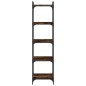 vidaXL Bücherregal 5 Böden Räuchereiche 40x30x154 cm Holzwerkstoff vidaXL Bücherregal 5 Böden Räuchereiche 40x30x154 cm Holzwerkstoff