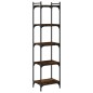 vidaXL Bücherregal 5 Böden Räuchereiche 40x30x154 cm Holzwerkstoff vidaXL Bücherregal 5 Böden Räuchereiche 40x30x154 cm Holzwerkstoff