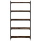 vidaXL Bücherregal 5 Böden Räuchereiche 80x30x154 cm Holzwerkstoff vidaXL Bücherregal 5 Böden Räuchereiche 80x30x154 cm Holzwerkstoff