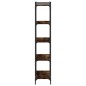 vidaXL Bücherregal 5 Böden Räuchereiche 80x30x154 cm Holzwerkstoff vidaXL Bücherregal 5 Böden Räuchereiche 80x30x154 cm Holzwerkstoff