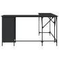 vidaXL Schreibtisch Schwarz 141x141x75 cm Holzwerkstoff vidaXL Schreibtisch Schwarz 141x141x75 cm Holzwerkstoff
