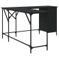 vidaXL Schreibtisch Schwarz 141x141x75 cm Holzwerkstoff vidaXL Schreibtisch Schwarz 141x141x75 cm Holzwerkstoff