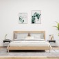 vidaXL Nachttische mit LED-Leuchten 2 Stk. Grau Sonoma 40x39x37 cm vidaXL Nachttische mit LED-Leuchten 2 Stk. Grau Sonoma 40x39x37 cm