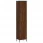 Highboard Braun Eichen-Optik 34,5x34x180 cm Holzwerkstoff Highboard Braun Eichen-Optik 34,5x34x180 cm Holzwerkstoff