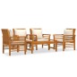 vidaXL 5-tlg. Garten-Lounge-Set mit Kissen Massivholz Akazie vidaXL 5-tlg. Garten-Lounge-Set mit Kissen Massivholz Akazie