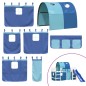 vidaXL Kinderhochbett mit Tunnel Blau 90x190 cm Massivholz Kiefer vidaXL Kinderhochbett mit Tunnel Blau 90x190 cm Massivholz Kiefer