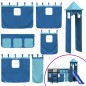 vidaXL Kinderhochbett mit Turm Blau 80x200 cm Massivholz Kiefer vidaXL Kinderhochbett mit Turm Blau 80x200 cm Massivholz Kiefer