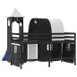 vidaXL Kinderhochbett mit Turm Weiß & Schwarz 90x190 cm Kiefernholz vidaXL Kinderhochbett mit Turm Weiß & Schwarz 90x190 cm Kiefernholz