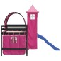vidaXL Kinderhochbett mit Turm Rosa 90x190 cm Massivholz Kiefer vidaXL Kinderhochbett mit Turm Rosa 90x190 cm Massivholz Kiefer
