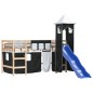 vidaXL Kinderhochbett mit Turm Weiß & Schwarz 80x200 cm Kiefernholz vidaXL Kinderhochbett mit Turm Weiß & Schwarz 80x200 cm Kiefernholz