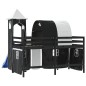vidaXL Kinderhochbett mit Turm Weiß & Schwarz 90x200 cm Kiefernholz vidaXL Kinderhochbett mit Turm Weiß & Schwarz 90x200 cm Kiefernholz