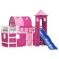vidaXL Kinderhochbett mit Turm Rosa 90x190 cm Massivholz Kiefer vidaXL Kinderhochbett mit Turm Rosa 90x190 cm Massivholz Kiefer