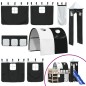 vidaXL Kinderhochbett mit Turm Weiß & Schwarz 90x200 cm Kiefernholz vidaXL Kinderhochbett mit Turm Weiß & Schwarz 90x200 cm Kiefernholz