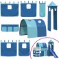 vidaXL Kinderhochbett mit Turm Blau 90x200 cm Massivholz Kiefer vidaXL Kinderhochbett mit Turm Blau 90x200 cm Massivholz Kiefer